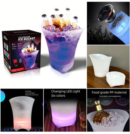 Cubetera Parlante Led Bluetooth