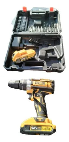 TALADRO INALAMBRICO 98V AMARILLO